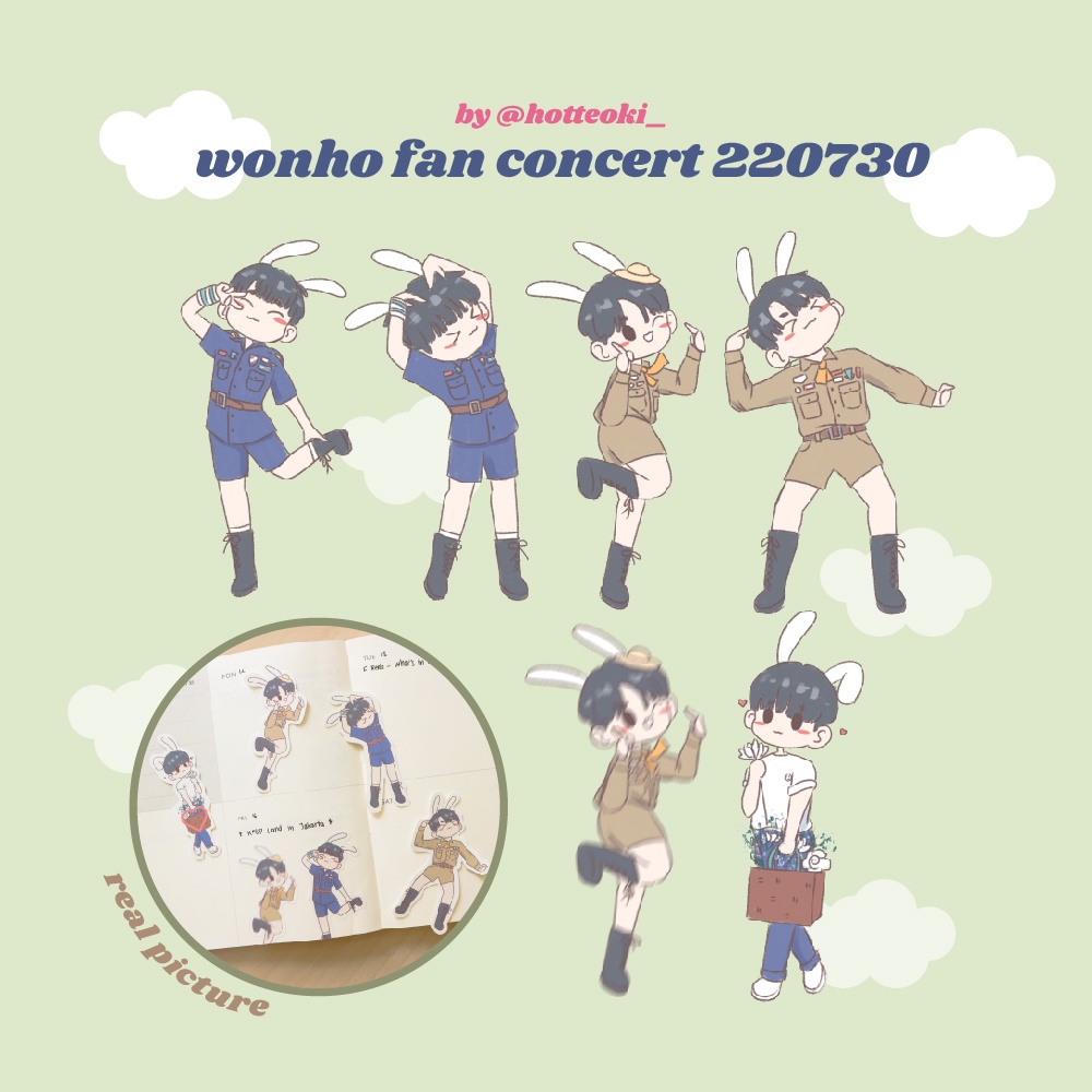 

@hotteoki_ Wonho Fan Concert 220730 sticker set