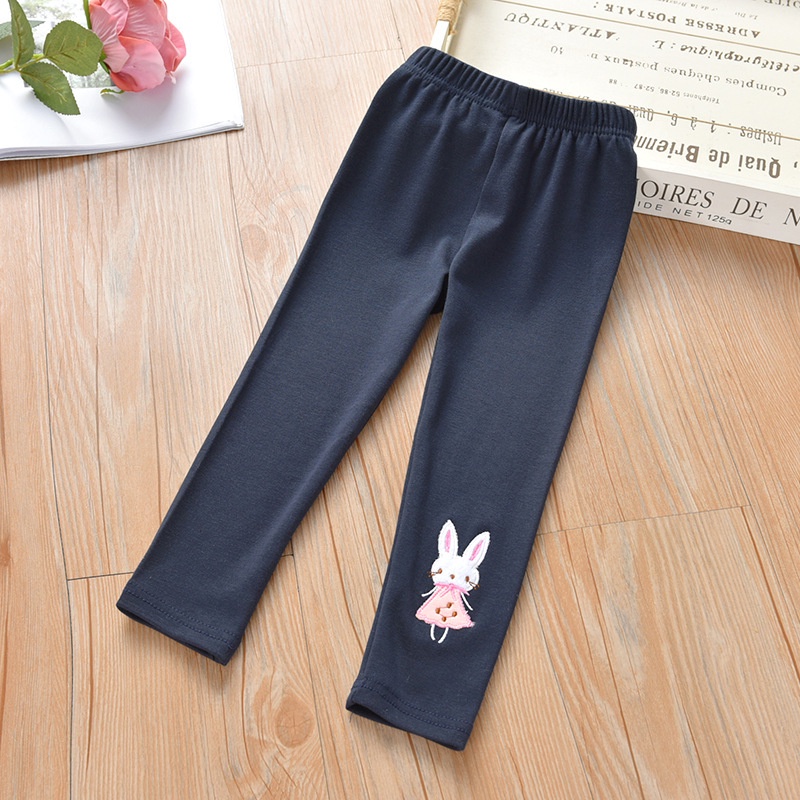 HappyOliver CUTE BUNNY legging anak perempuan celana panjang import