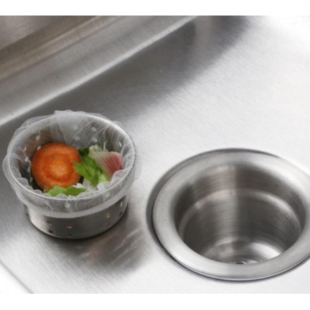 Kain Saringan WASTAFEL Sisa Sampah Buah Sayur Cuci Piring / Kantong Saringan Wastafel Sekali Buang Jaring Jala