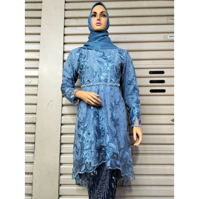 Realpict Neza kebaya setelan kebaya Lesti//kebaya brokat modern//kebaya wisuda