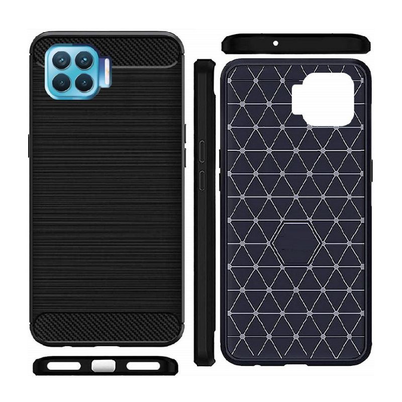 SoftCase Oppo F11 Pro/A31/A91/F15/A92/A53/Reno 4F Ipaky Carbon Fiber Black Cover