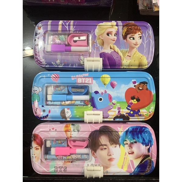 

Kotak pensil kaleng 3 tingkat