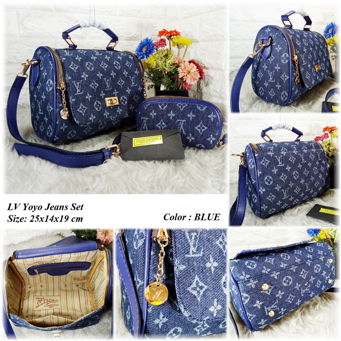 LV Yoyo Jeans Set Dompet