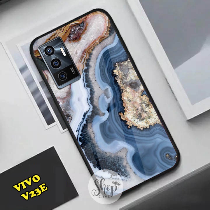 Softcase Glass Vivo V23e - Case Vivo V23e - Case Lucu - case Vivo V23e - kesing Vivo V23e - softcase