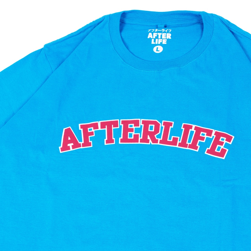 AFTERLIFE - Tshirt Choi Pitcher Turquoise Blue | 21057D