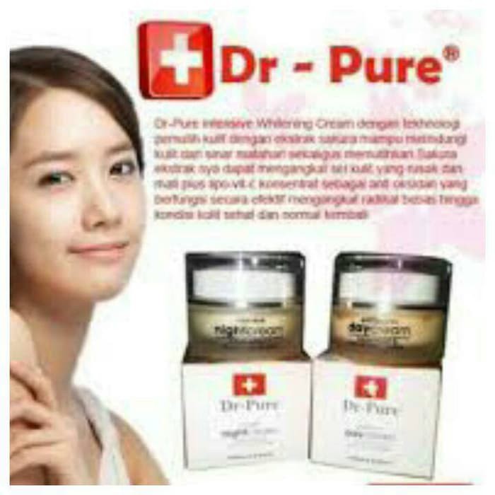 Murah RR Dr Pure Whitening Cream Day   Night   Day Cream Limited Oke
