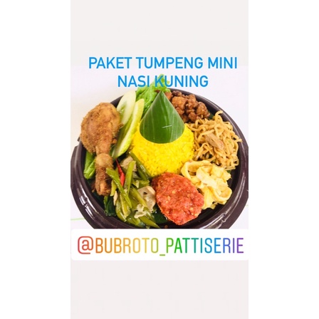

Tumpeng Mini nasi kuning/ tumpeng mini murah