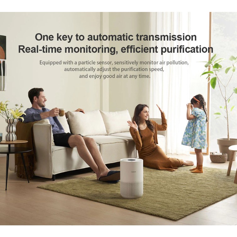 Xiaomi Smart Air Purifier 4 Compact OLED Layar Sentuh Pembersih Udara Touch Screen Jangkauan 16~27m² Mode Sleep Smart Control