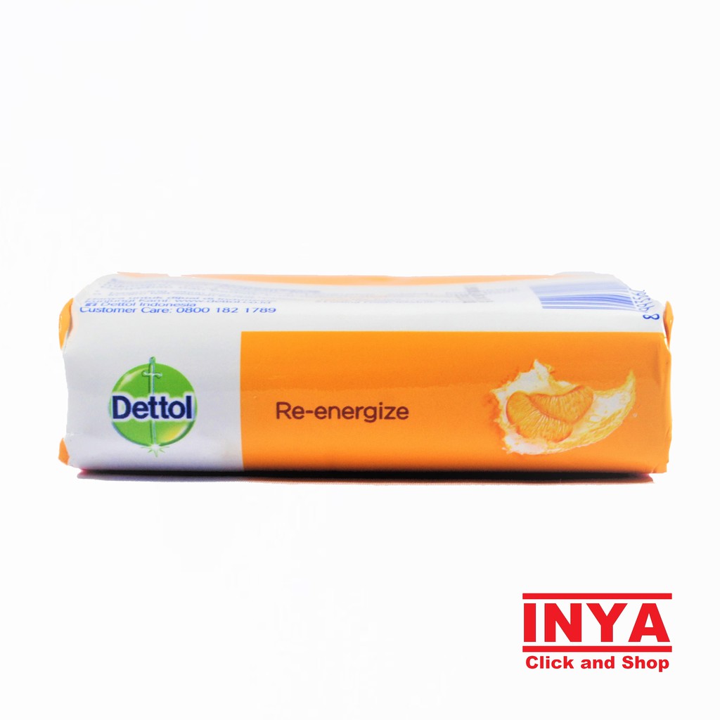 DETTOL PROFRESH RE-ENERGIZE ANTI BAKTERI SOAP 105gr - Sabun Batang