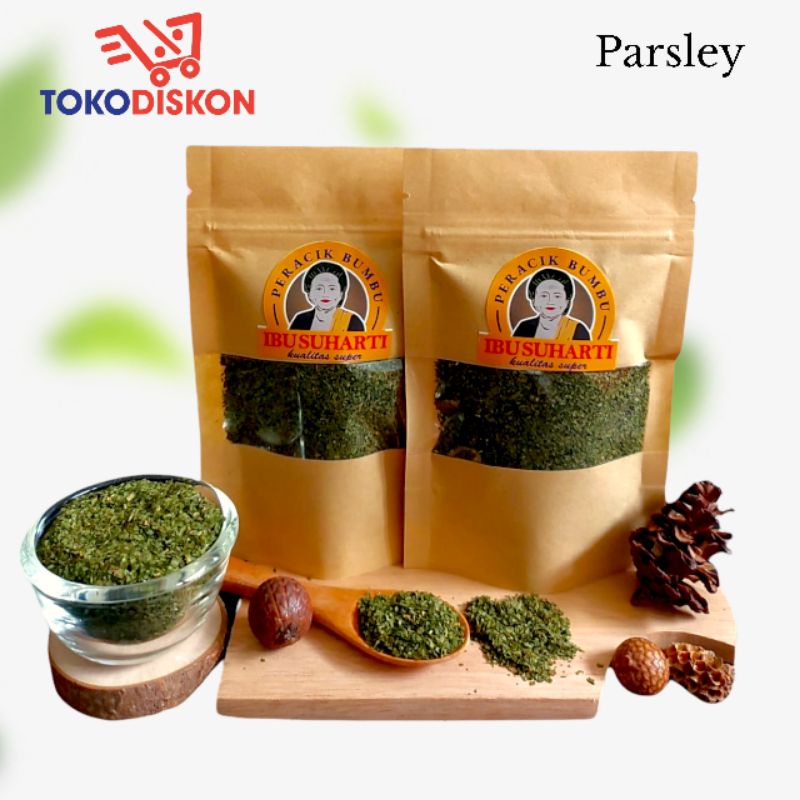 

Rempah Daun Peterseli Kering - Bumbu Masakan // Premium