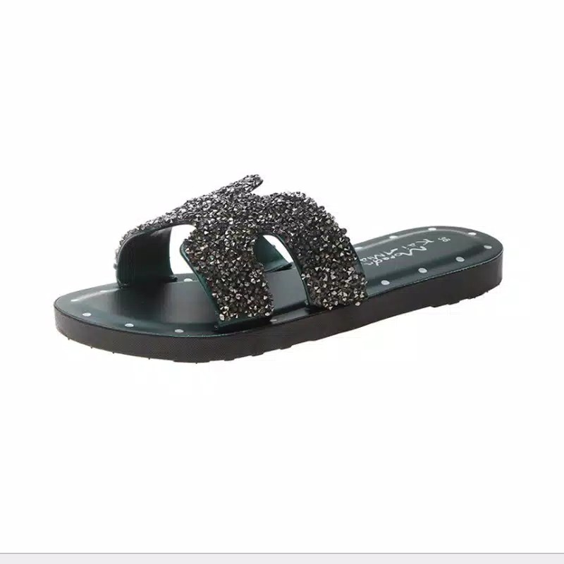 GROSIRTAS TG0431 SANDAL IMPORT FLIP SLIP H MOTIF MANIK MANIK CANTIK IMPORT 1KG MUAT 3PSG 1-5