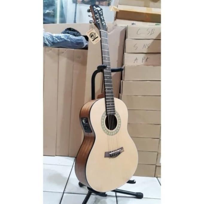 Gitar Akustik Elektrik 3/4 Cowboy Gw-36 Abuzahasim