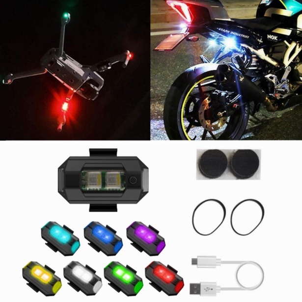 Lampu Pesawat / Lampu Motor / Lampu Strobo / Lampu Sein / Lampu Variasi / Lampu Drone / LED Motor / Led Drone / Lampu LED