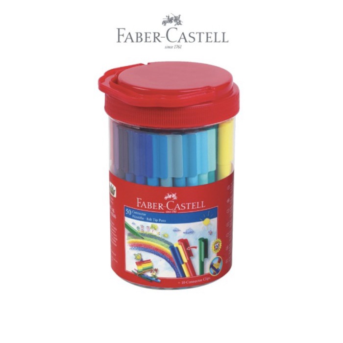 

Terbatas Connector Pen Faber-Castell 50 Warna Limited