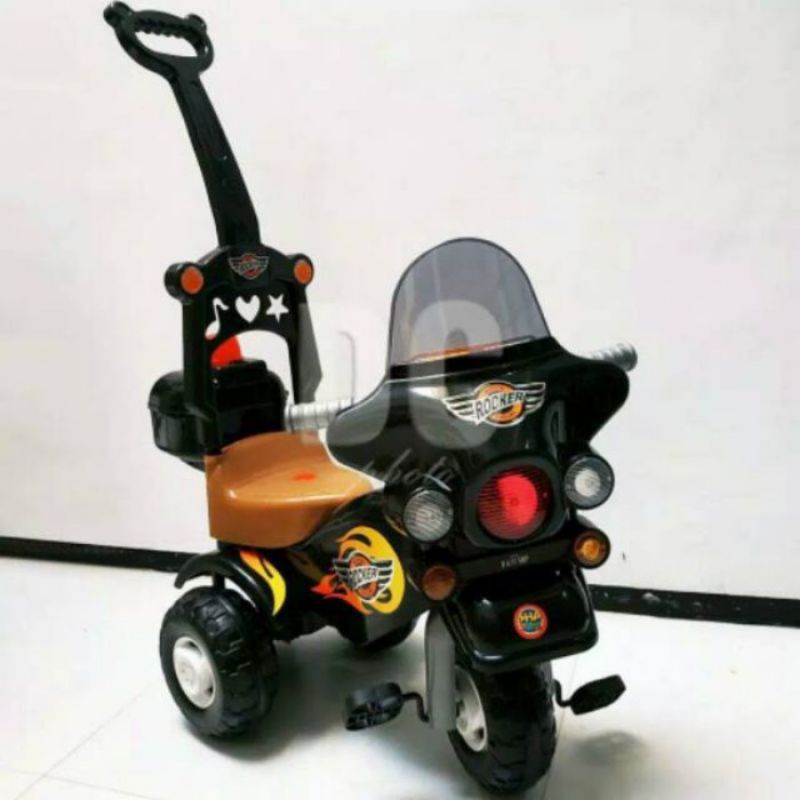 Sepeda Rocker Roda Tiga SHP - Mainan Motor Dorong Harley Anak Roda 3