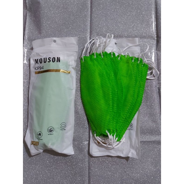 Masker KF94 Mouson Hijau