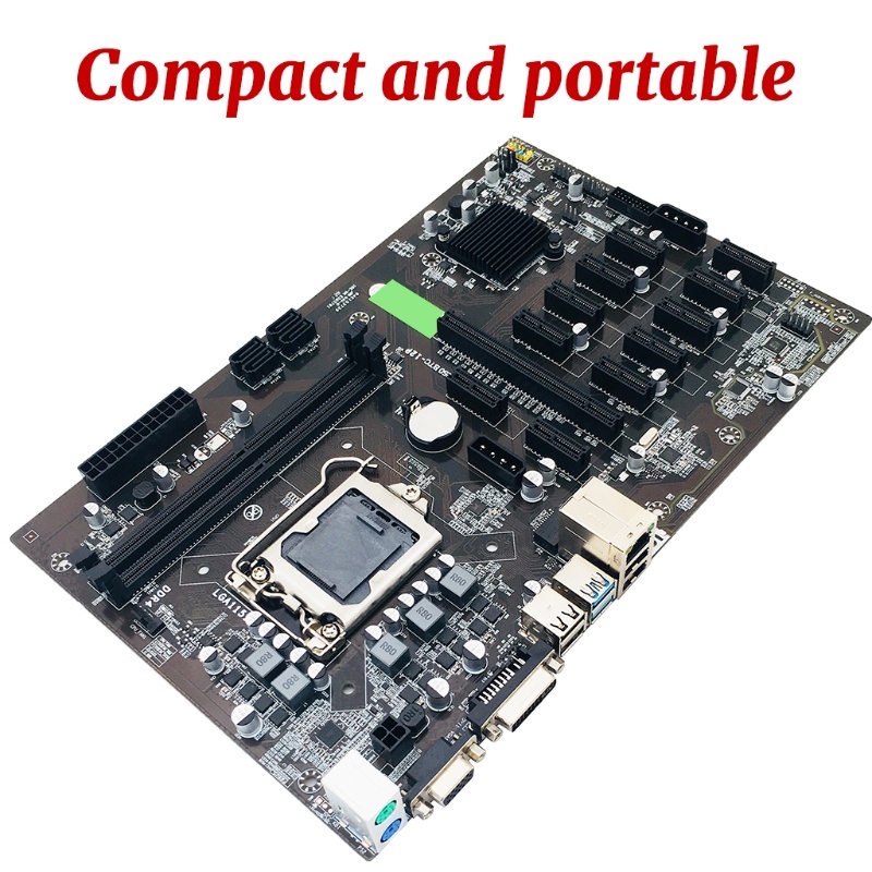 B250 Motherboard Btc Mining 12 Usb 3.0 Ke Pci-E Interface Untuk Lga1151 Ddr4