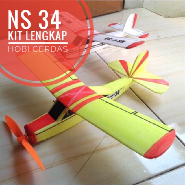 KIT PESAWAT TENAGA KARET NS34