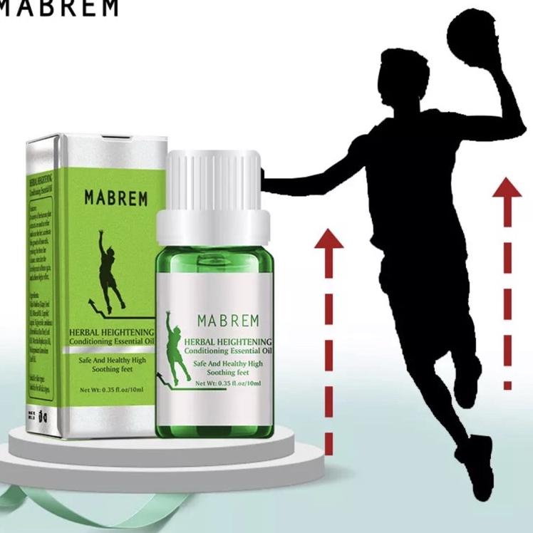 ☃3MF Mabrem Minyak Peninggi Badan Herbal Essential Oil 10ml❁ ,,,