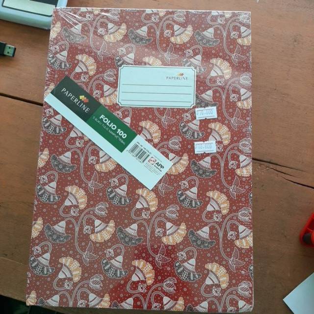 

(1 pcs) Buku Folio 100 ppl paperline Hard Cover / hardcover / HC paperline
