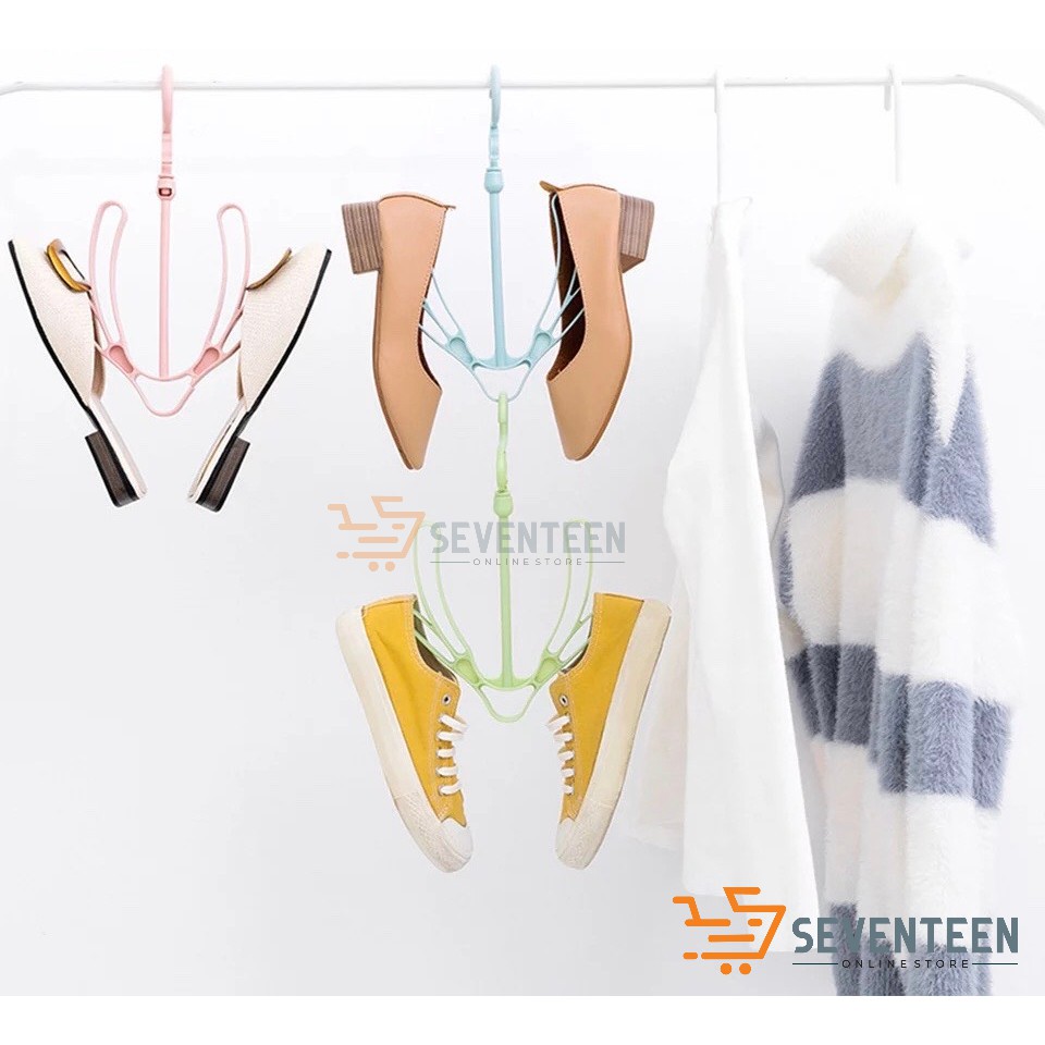 HANGER SEPATU / GANTUNGAN SEPATU SANDAL / HANGER PAKAIAN / SHOE HANGER PVC