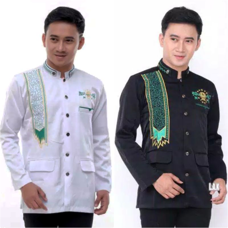 JASKO NU Jas Koko Pria Dewasa Lengan Panjang Jaskoko Bordir Hightwis Tebal