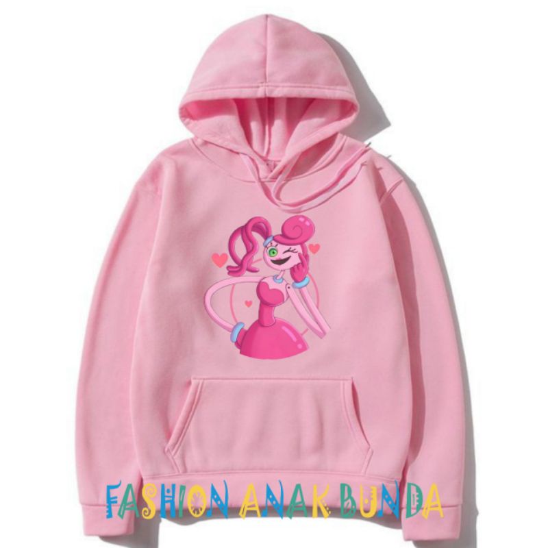 JAKET HOODIE ANAK MOMMY LONG LEGS POPPY PLAYTIME TERBARU BAHAN TEBAL