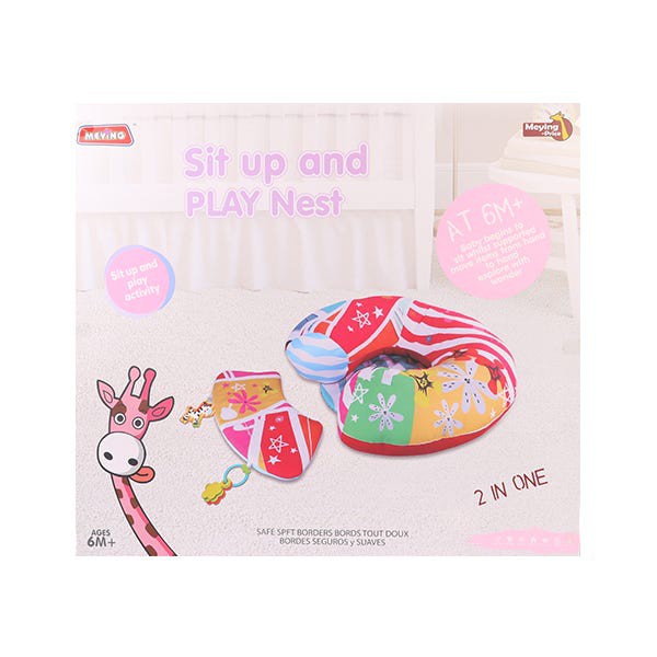 Meying-Price 2-in-1 Baby Sit Up n Play Nest Chair / Mainan Kursi Bayi Lantai Mainan Duduk