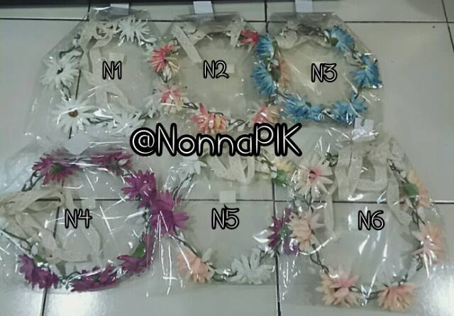 Flower Crown / Bando Crown Bunga / Bando Pengantin