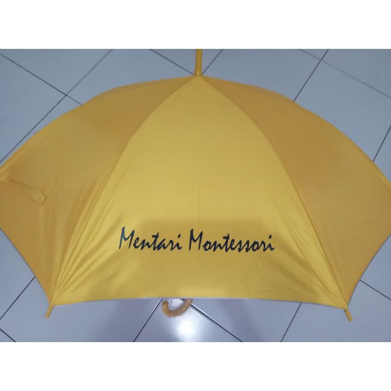 Hanya biaya Sablon Payung Custom untuk 120pc 1 film 1 warna 4 sisi