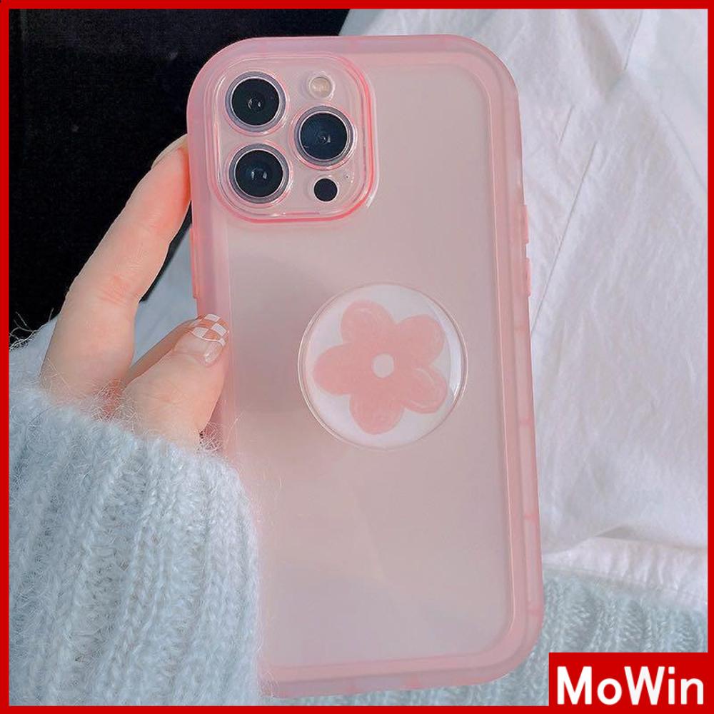 iPhone Case with Grip Cute Folding Stand Clear Case Soft Case TPU Airbag Shockproof Protection Camera Candy Color Compatible For iPhone 14 Pro Max 14 Plus 13 Pro Max 12 11 XR 7Plus