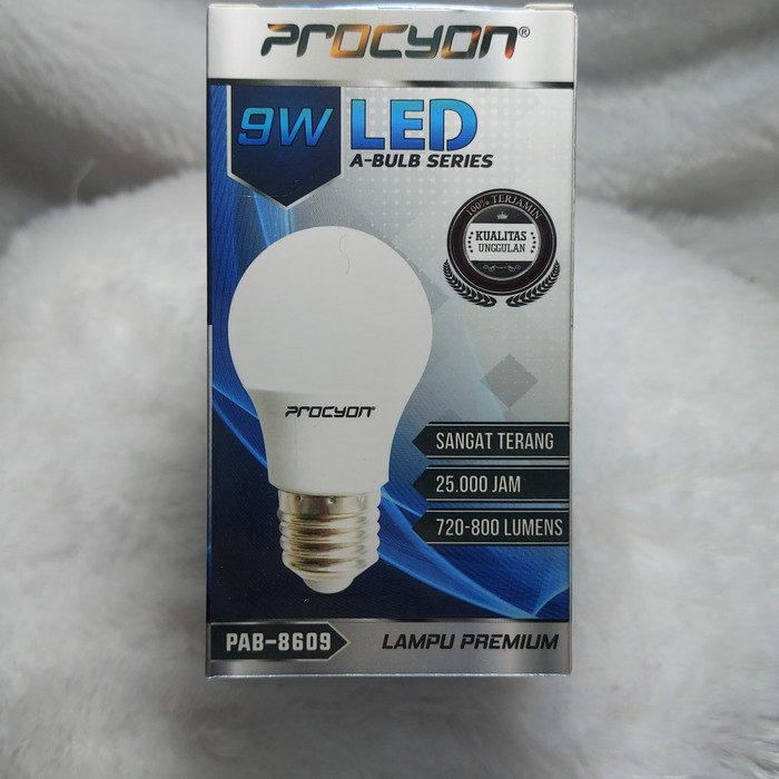 Lampu led Procyon 9 watt warm white / white procyon led 9w bulb warm white ww kuning hangat 3000K