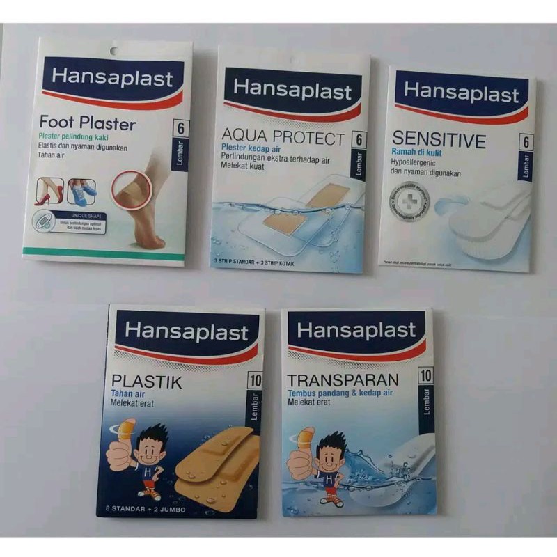 Jual Hansaplast foot plaster/ aqua protect/ sensitive / plastik / transparan Shopee Indonesia