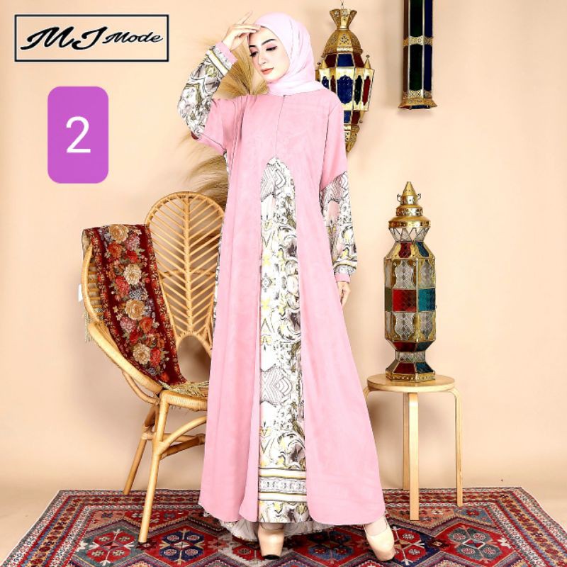 GAMIS WANITA CANTIK Hana dress vol 3 By MJ Mode Ori