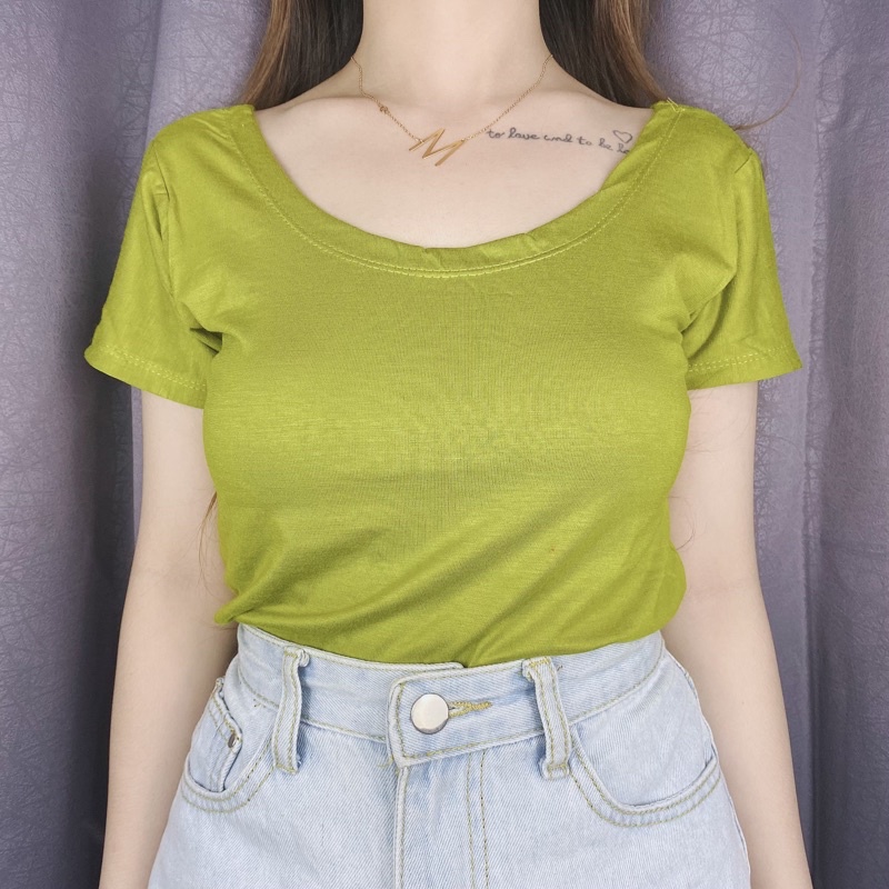 CROP WANITA CROP TOP POLOS / VIMEL COLLECTION