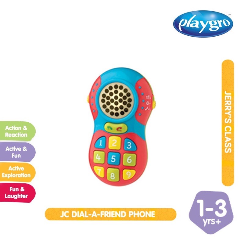 Playgro Dial-A-Friend Phone - Mainan Bayi