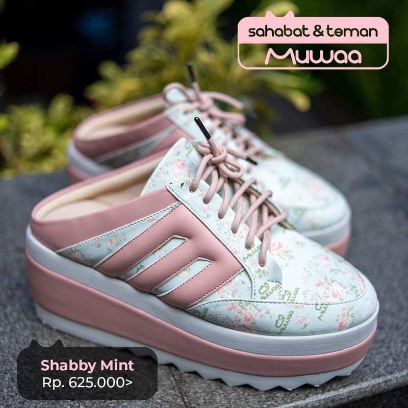 SHABBY MINT SEPATU MUWAA By Anisa Rahma