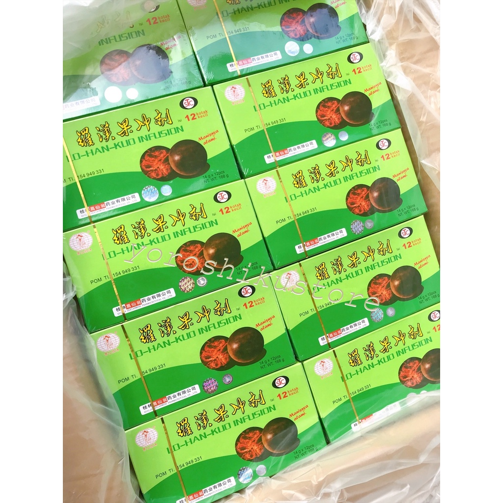 

Lo han kuo Infusion Kotak isi 12pcs