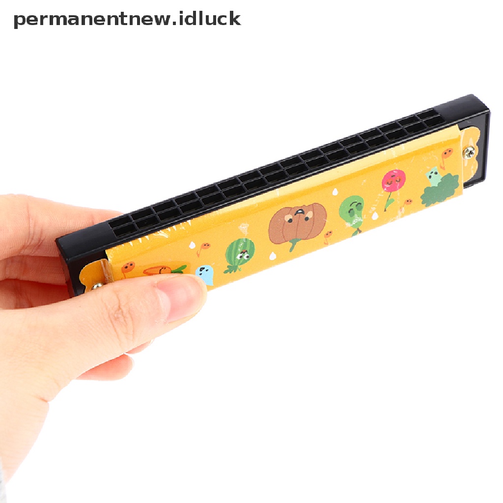 Mainan Harmonika 16 Lubang Motif Kartun Untuk Edukasi Anak