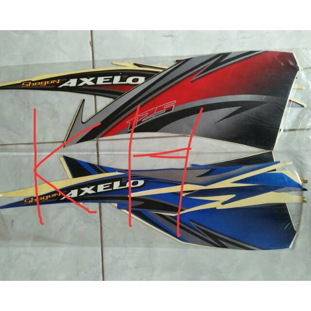 Striping Stiker Shogun Axelo 125 Shopee Indonesia