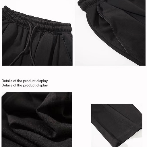 Loose pants Celana Panjang Pria Fashion korea celana kasual pria celana hitam sweatpants pria straight pants pinggang elastis celana panjang polos pria celana oversize celana training pria