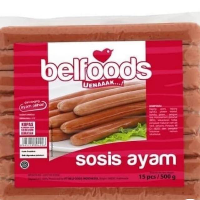 

Belfoods Sosis Ayam 500 gr
