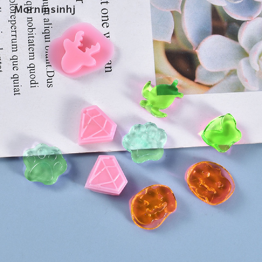 Mornin Cetakan Perhiasan Epoxy Resin Cetakan Liontin Silikon Untuk Membuat Anting Liontin Giwang id