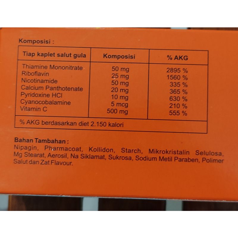 Arkavit C 100 KAPLET / Multivitamin / Daya Tahan Tubuh / Vitamin C / Vitamin B Komplek