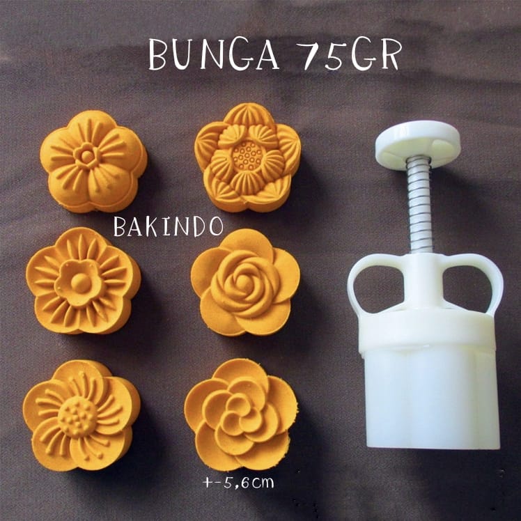 KINGSBAKEWARE Cetakan Nastar Mooncake Cookies Baking Kue Kering Mochi 35-200gr