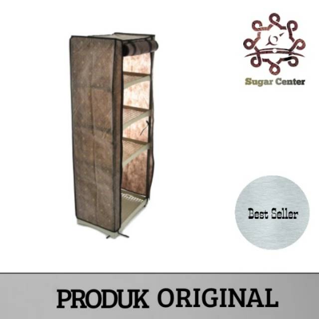 Krisbow Rak Sepatu - Lemari Sepatu- Cokelat