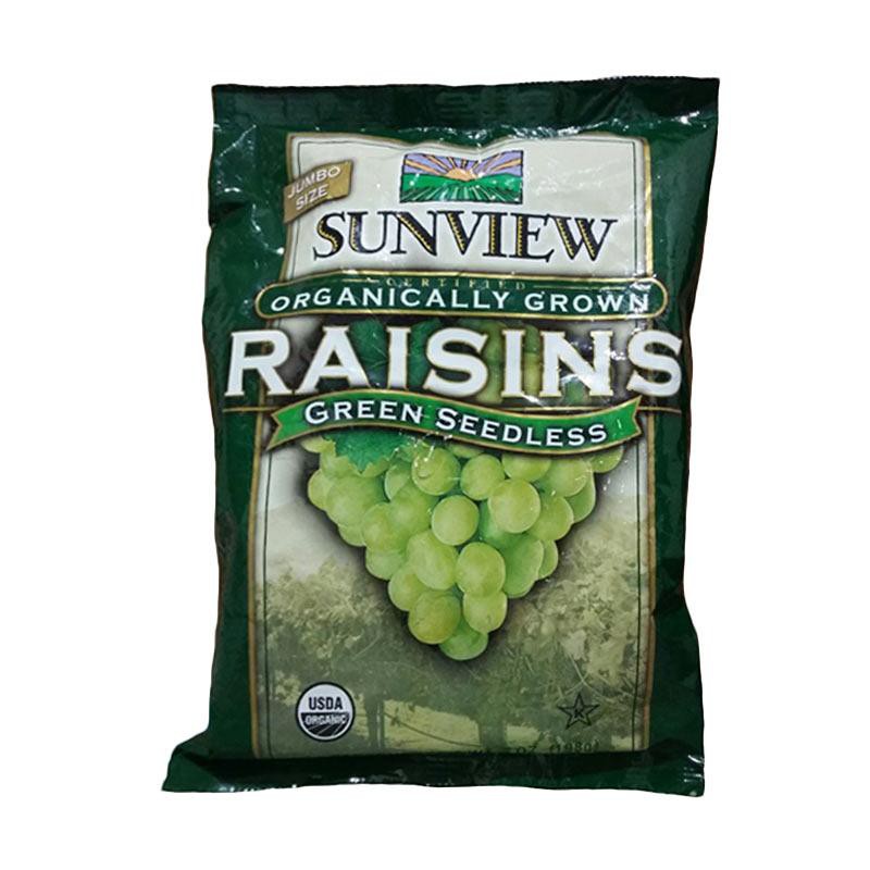 

Sunview Organic Green Seedless Raisins 425 gram