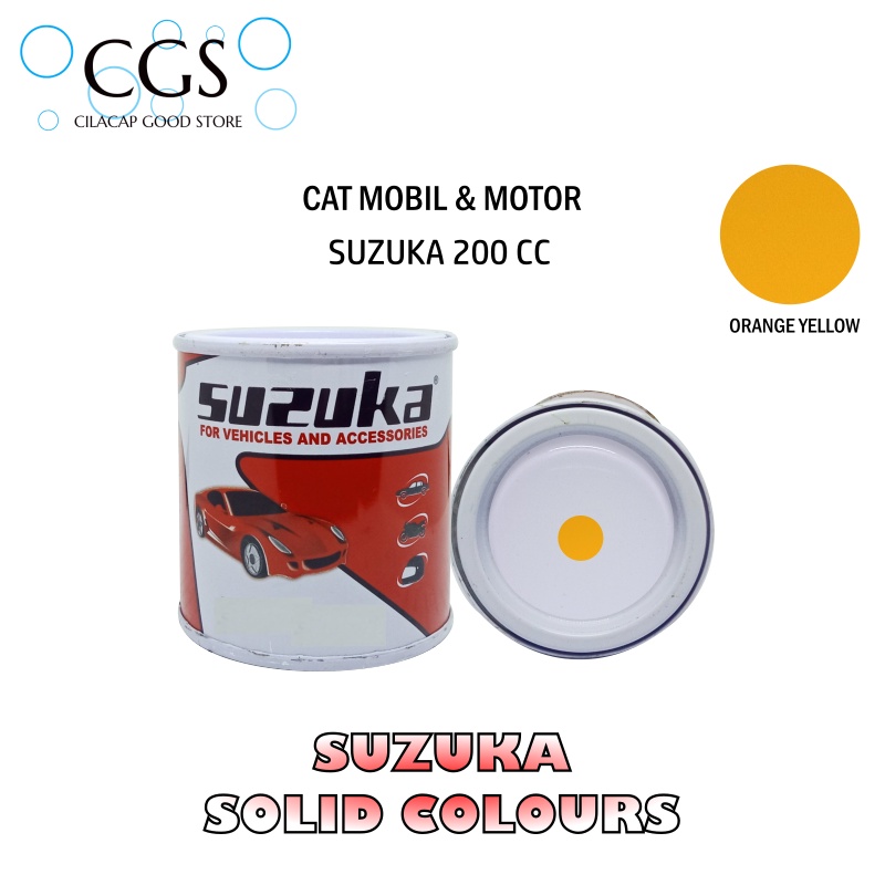 Cat Suzuka ORANGE YELLOW S302 200cc - cat suzuka kuning - cat motor kuning - cat mobil kuning - suzu