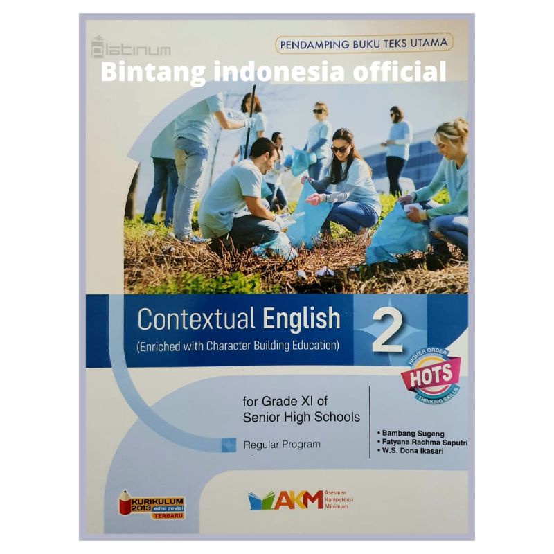 Platinum - Buku Pelajaran Contextual English Kelas 10,11,12 SMA  Kurikulum 2013 Revisi