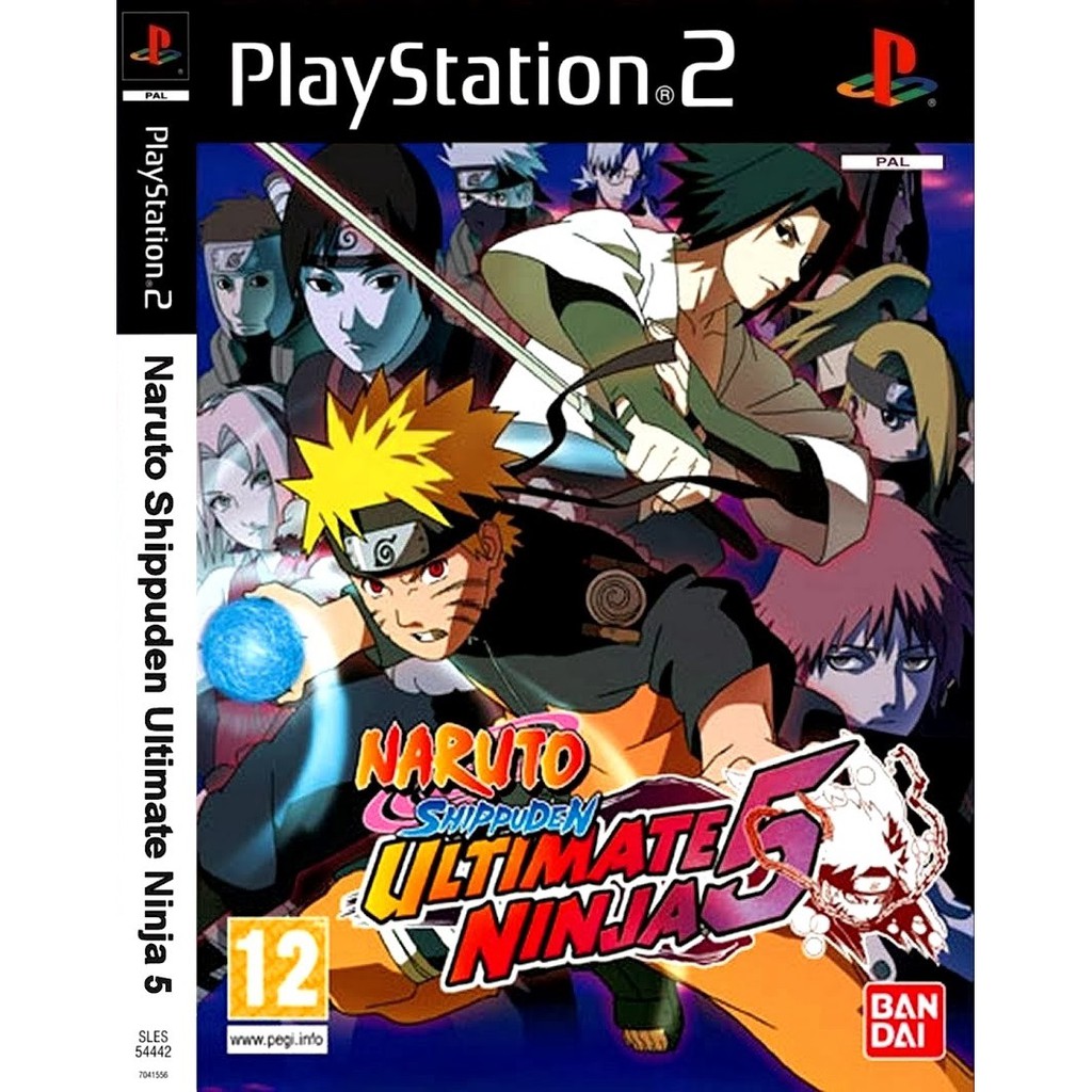 KASET DVD GAME PS2: NARUTO SHIPPUDEN ULTIMATE NINJA 5